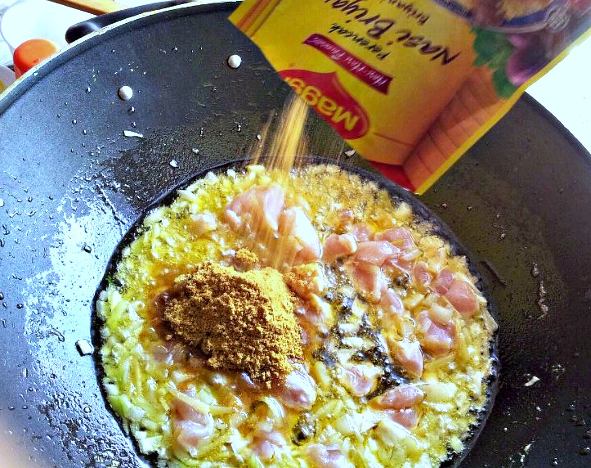 Tertunailah Hasrat Di Hati: Nasi Briyani Dhal MAGGI/Dhahl 