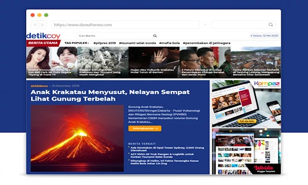 Detikcoy Premium Blogger Template