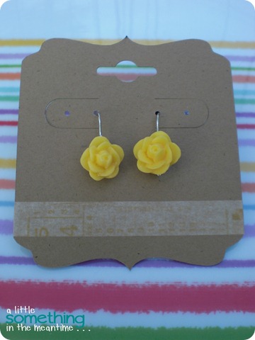 Rose Earrings Plate WM