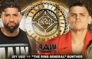 Jey Uso vs. Gunther por Campeonato Intercontinental WWE