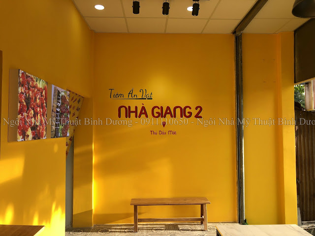 trang tri quan an, quan cafe sieu re dep