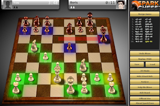 SparkChess game