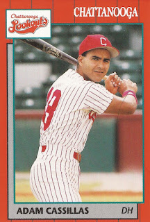 Adam Casillas 1990 Chattanooga Lookouts card