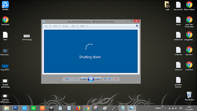 Tampilan "Shutdown" pada OS Windows 8/10, hampir sama