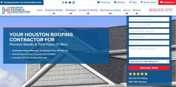 Roofing Web Design: Tips for Creating The Best Roofing Company Website Design