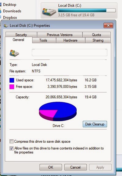 disk cleanup