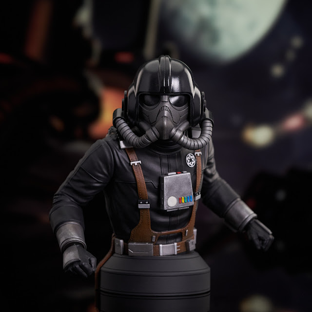 NYCC 2023 Exclusive Gentle Giant Star Wars Concept TIE Fighter Pilot 6th Scale Resin Mini-Bust