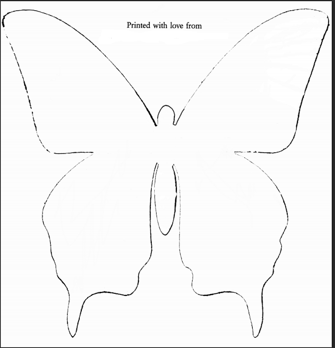 Moldes De Mariposa Para Imprimir : MOLDES FRISADORES para hacer FLORES con GOMA EVA: Plantillas para hacer Mariposas con Goma Eva ...