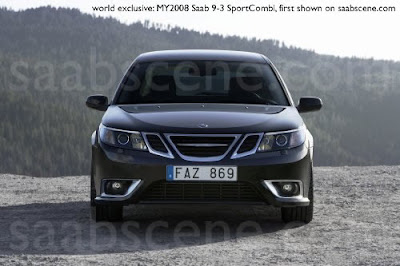 Carscoop 9 3CGI 23 Saab 9 3 Sedan & Estate: Official?