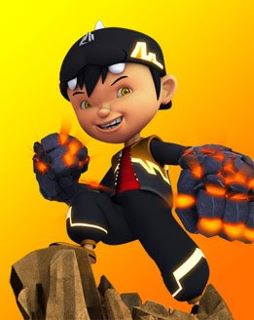 Boboiboy on Inlah Boboiboy Tanah Yang Tlah Berubah Menjadi Boboiboy Gempa