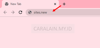 Cara Membuat Web Google Site - CaraLain.My.Id