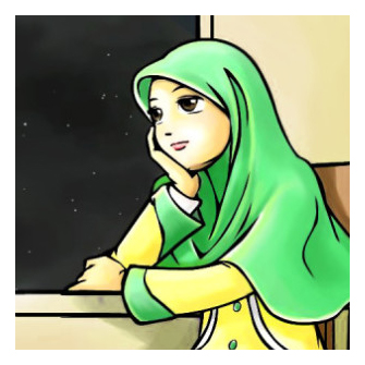  Gambar  DP  WA  Animasi Muslimah Bergerak Terbaru Kochie Frog