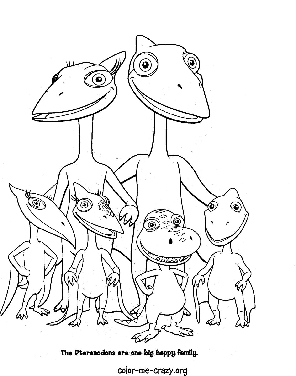 Dinosaur Train Coloring Pages 1