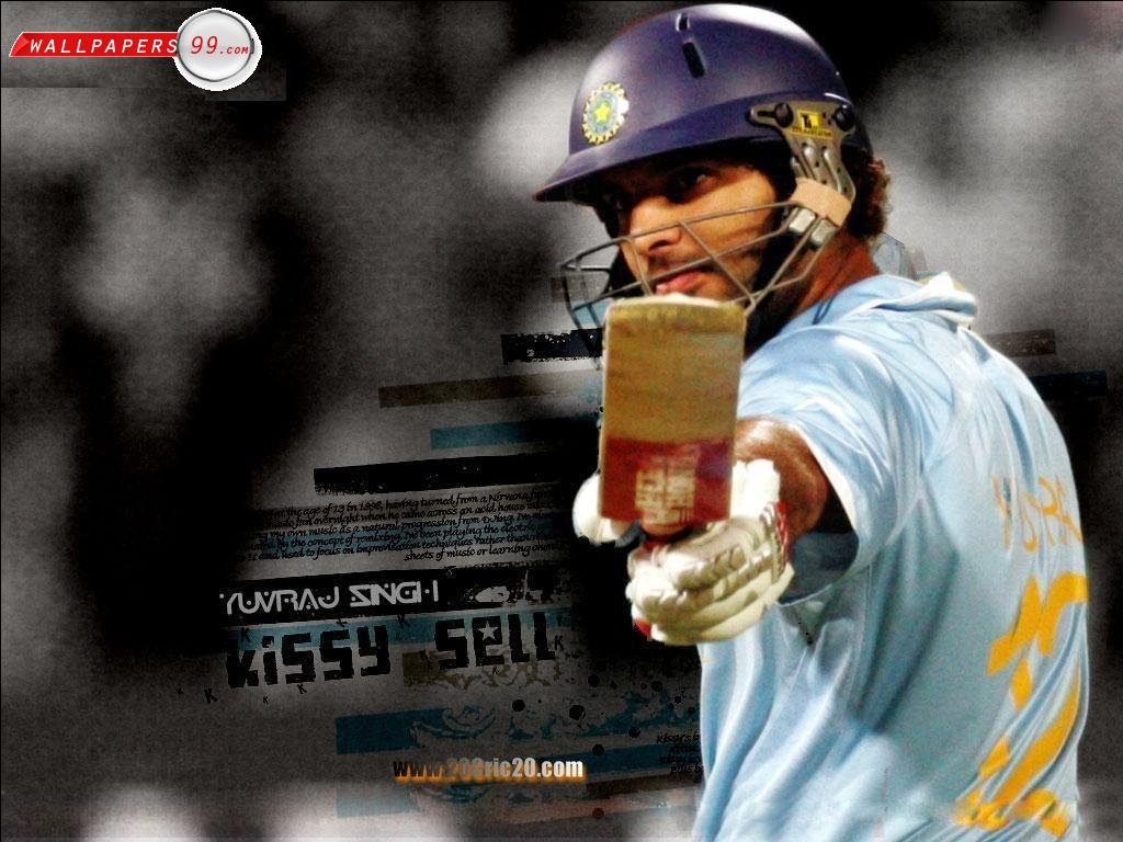 Indian Cricket Players: Yuvraj Singh Wallpapers