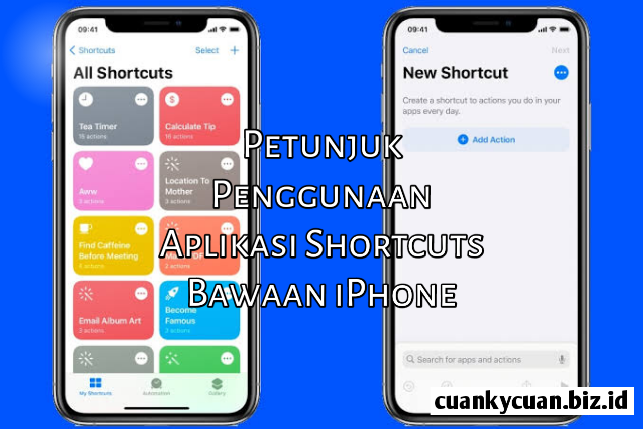 Aplikasi Shortcuts Bawaan iPhone