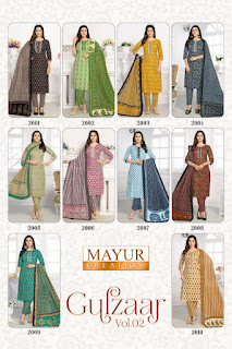 Mayur gulzar vol 2 kurtis pant Dupatta wholesaler