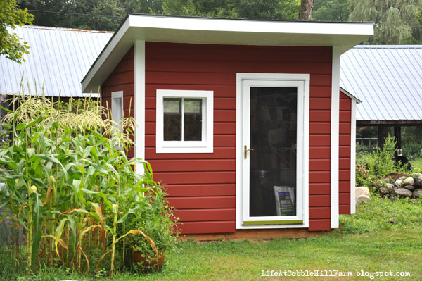 Life At Cobble Hill Farm: A Garden Shed At Last!