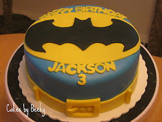 Batman Birthday Cake on Cakes By Becky  Batman Birthday Cake