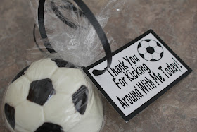 Soccer Ball Chocolate Candy Box Favor & Free Printable