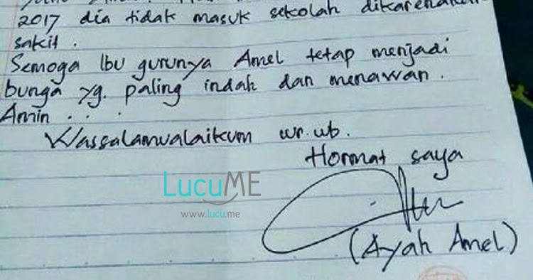 Surat Izin Sakit Paling Romantis Pakai Puisi, Bikin 