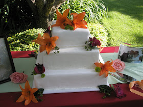 marshmallow fondant wedding cake