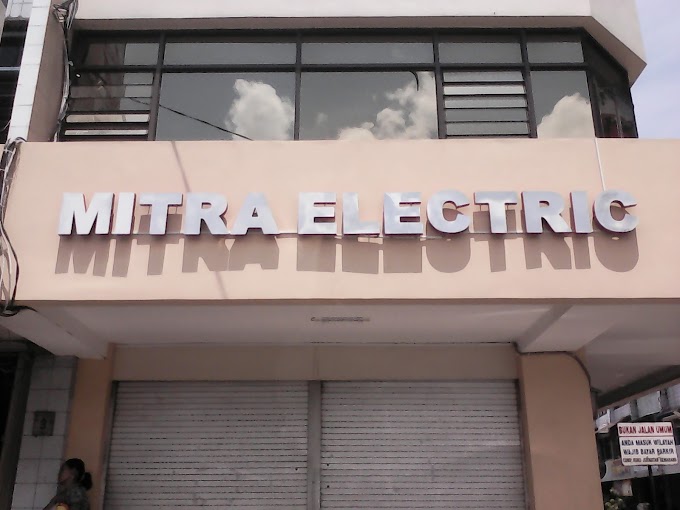 Letter Timbul Toko Mitra Electric Semarang