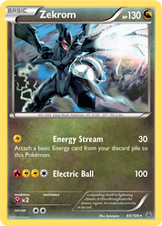 Zekrom Roaring Skies Pokemon Card