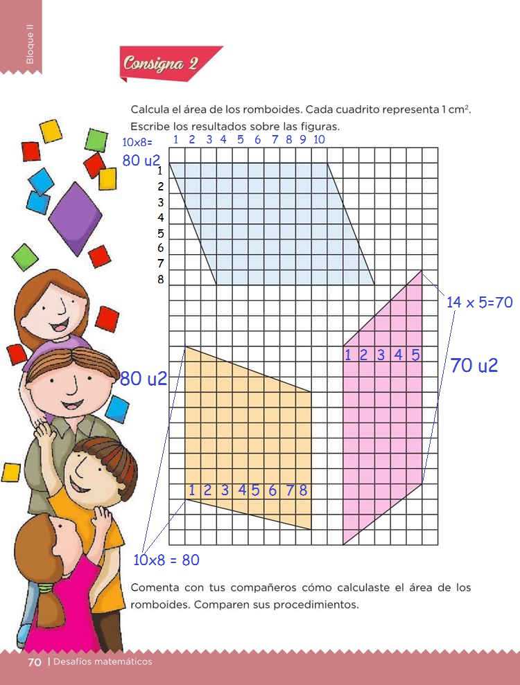 El Romboide Desafio 31 Desafios Matematicos Quinto Grado Contestado Tareas Cicloescolar