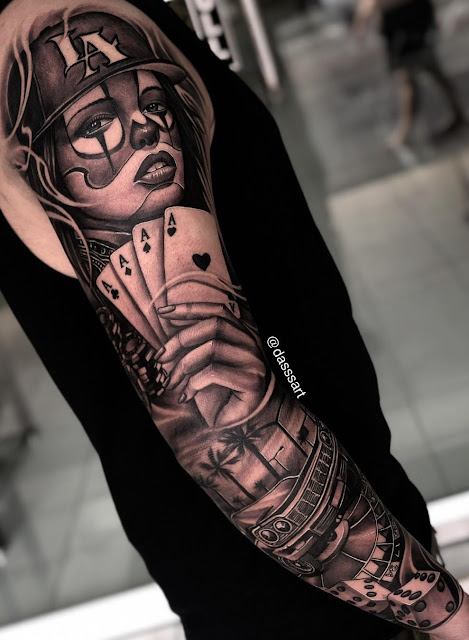 mangas de tatuagens para os homens