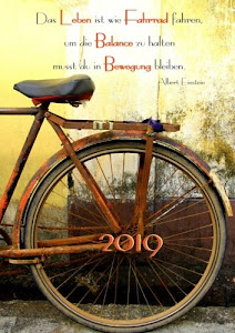 Wochenkalender 2019 "Das Leben ist wie Fahrrad fahren, um die Balance zu halten musst …" (Albert Einstein): DIN A5, 1 Woche pro Doppelseite