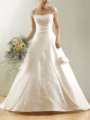 Sweet Ball Gown Wed Dress