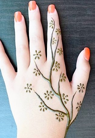 Gorgeous yet simple new Mehndi design easy images for Beginners