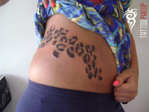 Cheetah Print Tattoo