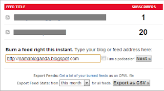 Cara Mendaftar Blog ke FeedBurner