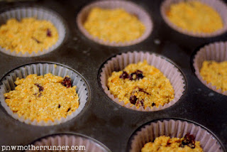 Vegan carrot cake muffins oat cranberry healthy dairy free