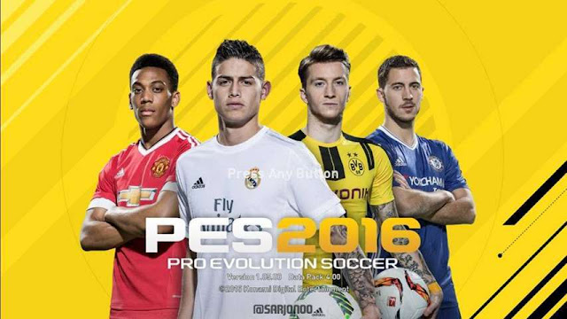 FIFA 17 Graphic Menu for PES 2016