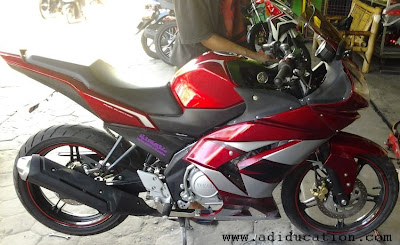 Modifikasi motor new vixion lightning full fairing 