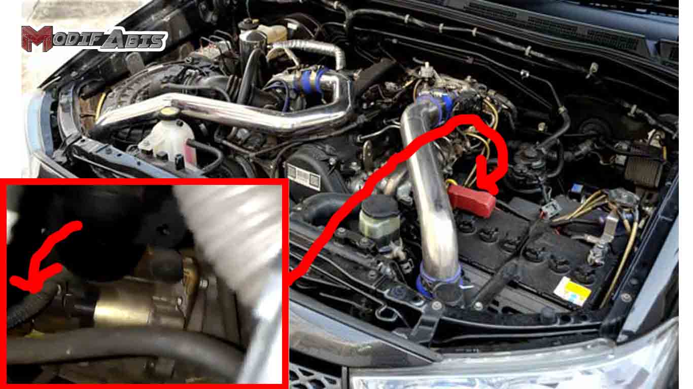 Letak Nomer Mesin dan Nomer Rangka Toyota Fortuner Diesel 