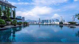 四季酒店泳池：無邊際泳池infinity pool2