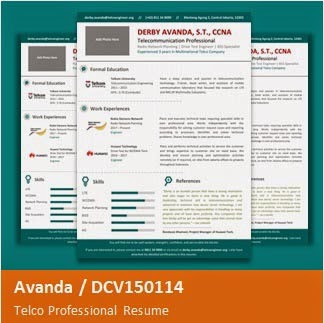 Surat Lamaran Kerja: Avanda - Contoh CV / Resume Teknik 