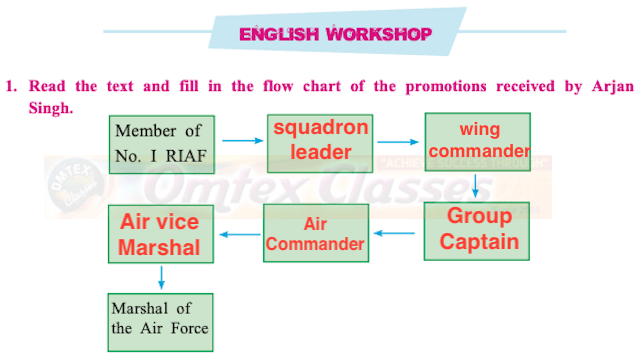 Read the text and fill in the flow chart of the promotions received by Arjan Singh.