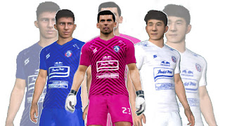 NEW HD KIT AREMA FC FOR PES 2017