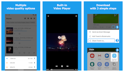 App para descargar videos de Twitter