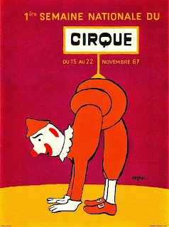 circus illustration by french poster artists savignac