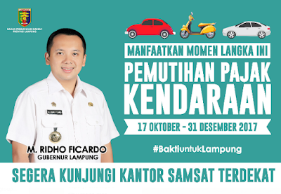Kepastian Program Pemutihan Pajak Kendaraan Bermotor (PKB) di Provinsi Lampung Terjawab