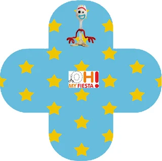 Toy Story 4 with Forky: Free Printable Boxes.