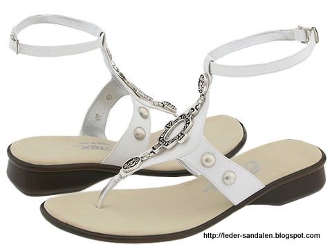 Leder sandalen:352971