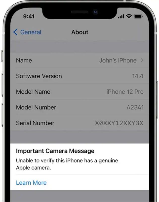 iOS 14.4 official version function, Apple warns iPhone 12/Pro camera not to use non-genuine parts for repair