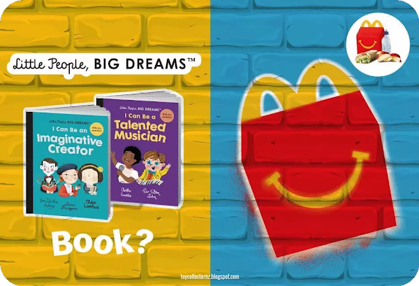 McDonalds Little People Big Dreams Happy Meal Readers 2023 Australia and NZ I Can Be an Innovative Leader, Talented Musician