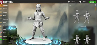 diseña tus propias miniaturas en hero forge